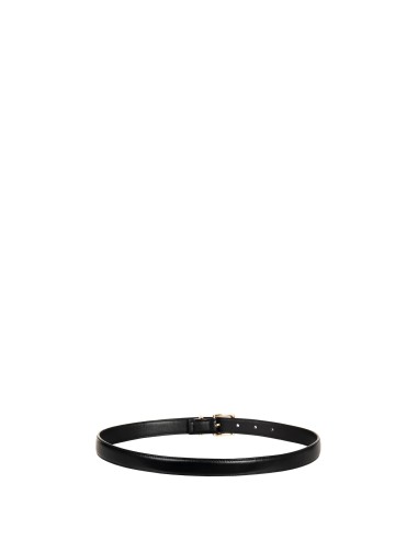 Ceinture fine rigide en similicuir avec boucle carrée Rinascimento