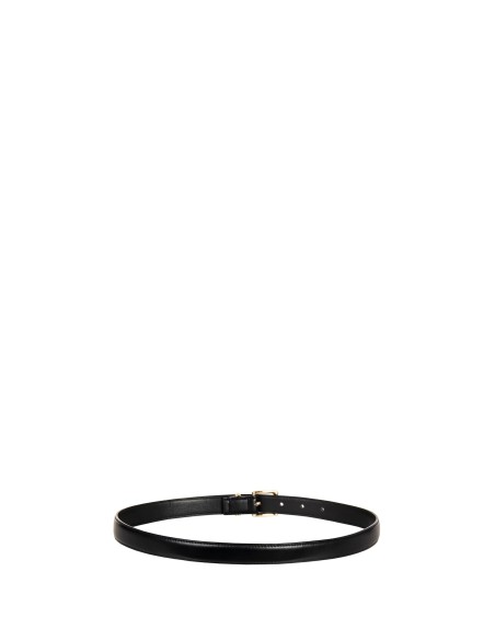 Ceinture fine rigide en similicuir avec boucle carrée Rinascimento