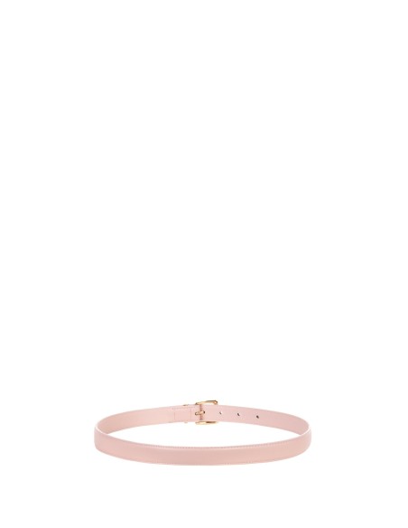 Ceinture fine rigide en similicuir avec boucle carrée Rinascimento