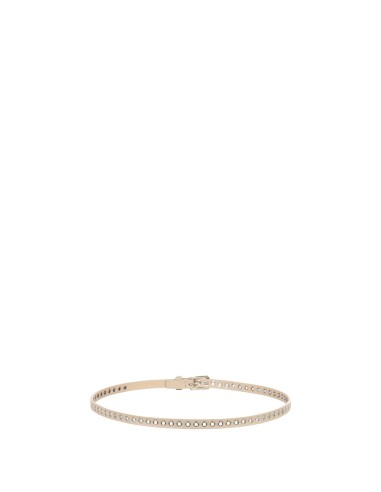 Smalle riem van imitatieleer met ringen Rinascimento