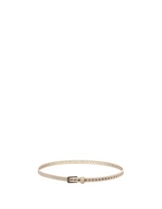 Smalle riem van imitatieleer met ringen Rinascimento