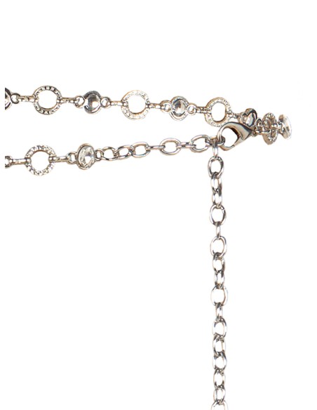 Ceinture bijou ajustable avec cristaux et strass Rinascimento