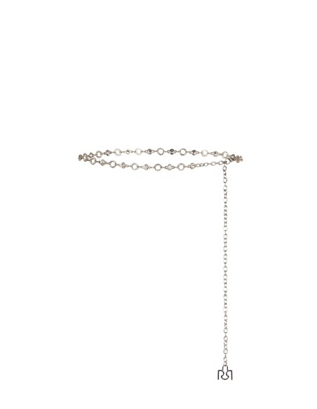 Ceinture bijou ajustable avec cristaux et strass Rinascimento