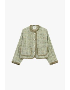 Veste courte en tweed avec poches plaquées Dixie 2