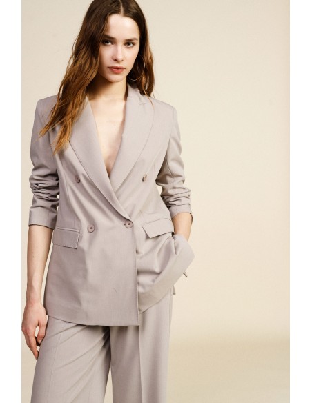 Dixie Dubbelrijige Blazer Met Klepzakken