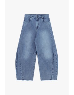 Balloon-fit jeans met onafgewerkte zoom Dixie 2