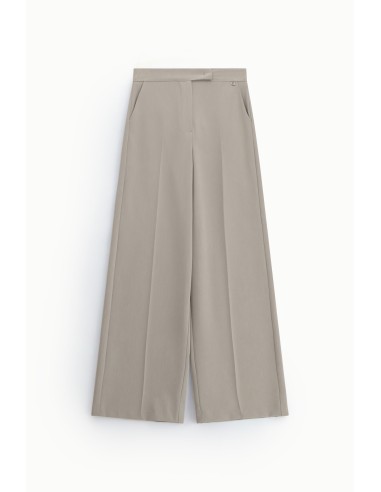 Dixie broek met wijde pijpen, hoge taille en zijzakken