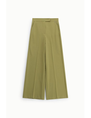 Pantalon large à taille haute avec poches latérales Dixie