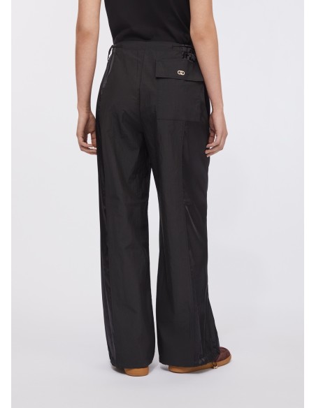 Pantalon de jogging en nylon et satin Liu Jo