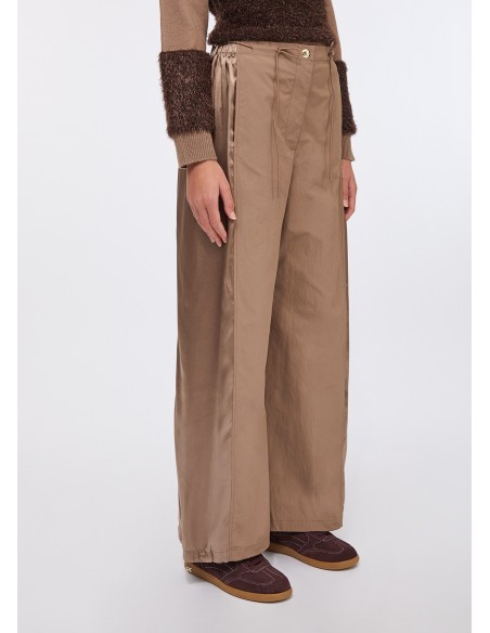 Pantalon de jogging en nylon et satin Liu Jo