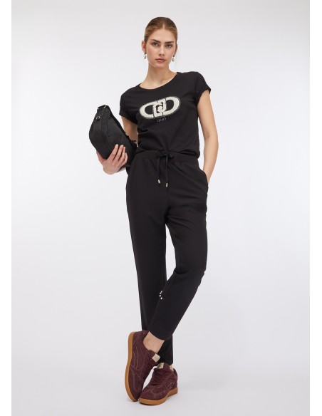 Joggingbroek met trekkoord van Liu Jo