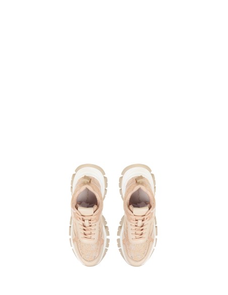 Chunky sneakers met kant van Rinascimento
