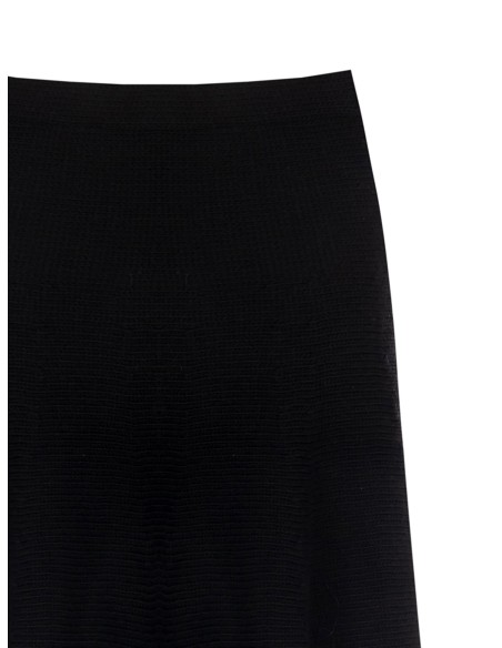 Jupe en maille tressée avec ourlet orné de strass Rinascimento