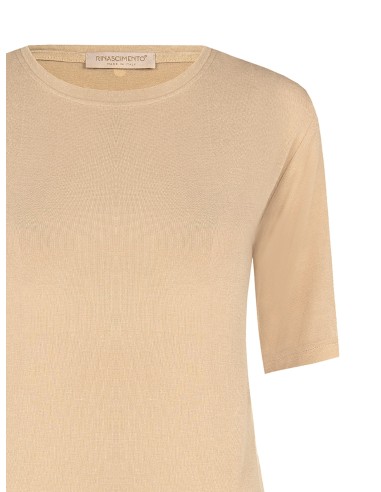 T-Shirt Regular En Viscose Ultralight Rinascimento