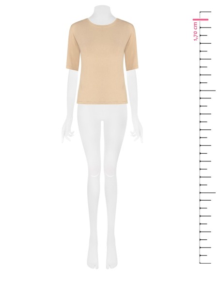 T-Shirt Regular En Viscose Ultralight Rinascimento
