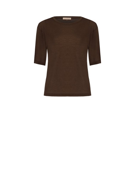 T-Shirt Regular En Viscose Ultralight Rinascimento