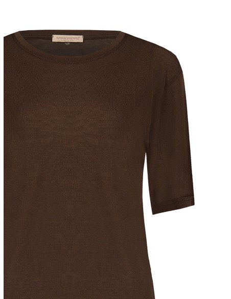 T-Shirt Regular En Viscose Ultralight Rinascimento