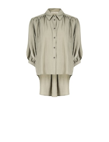 Blouse ample en tissu léger mélangé à la viscose avec manches chauve-souris Rinascimento
