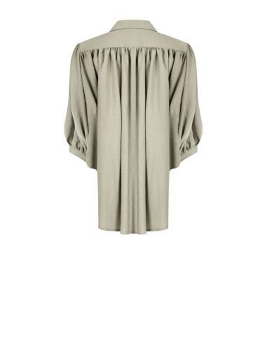 Blouse ample en tissu léger mélangé à la viscose avec manches chauve-souris Rinascimento