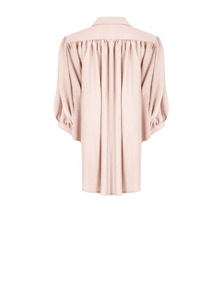 Blouse ample en tissu léger mélangé à la viscose avec manches chauve-souris Rinascimento