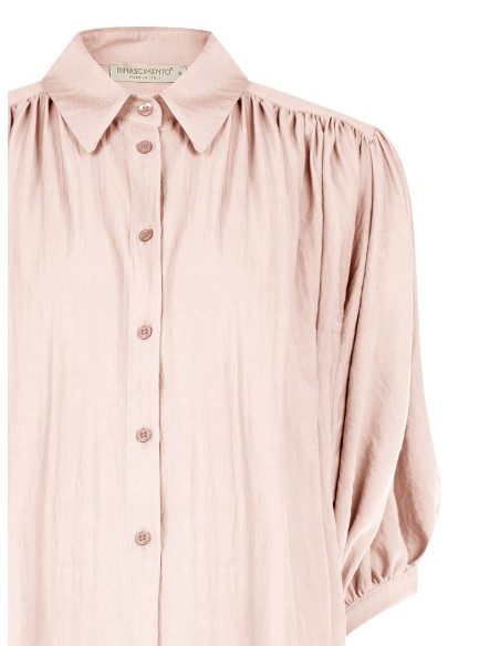 Blouse ample en tissu léger mélangé à la viscose avec manches chauve-souris Rinascimento