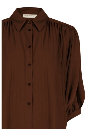 Blouse ample en tissu léger mélangé à la viscose avec manches chauve-souris Rinascimento