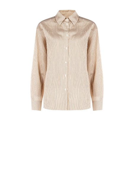 Blouse fluide en mélange de viscose à effet légèrement froissé Rinascimento