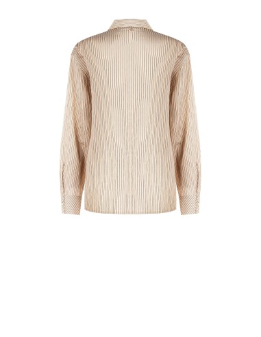 Blouse fluide en mélange de viscose à effet légèrement froissé Rinascimento