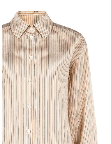 Blouse fluide en mélange de viscose à effet légèrement froissé Rinascimento