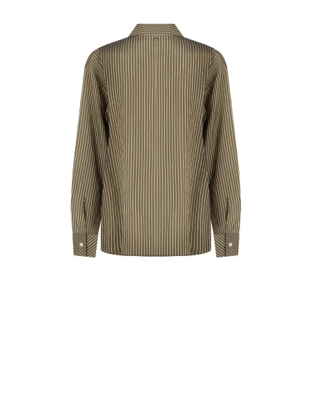 Blouse fluide en mélange de viscose à effet légèrement froissé Rinascimento