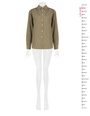 Blouse fluide en mélange de viscose à effet légèrement froissé Rinascimento
