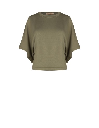Korte oversized sweater van viscosemix