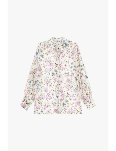 Chemise à imprimé floral et manches longues Dixie