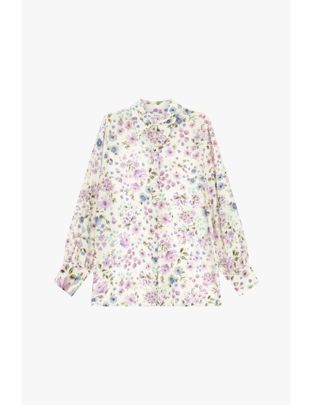 Chemise à imprimé floral et manches longues Dixie