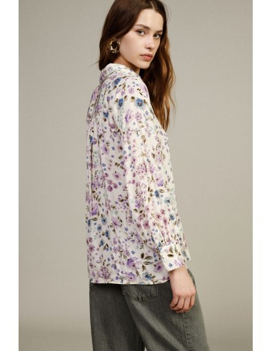 Chemise à imprimé floral et manches longues Dixie