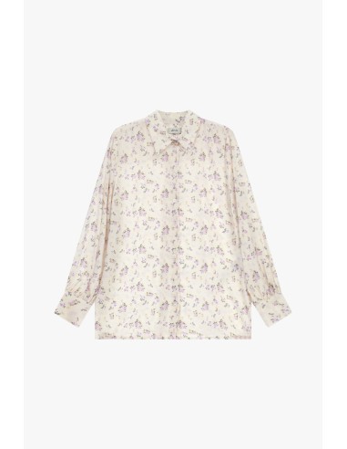Chemise à imprimé floral, col classique, manches longues Dixie