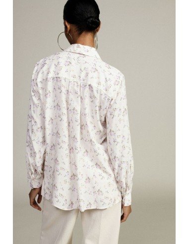 Chemise à imprimé floral, col classique, manches longues Dixie