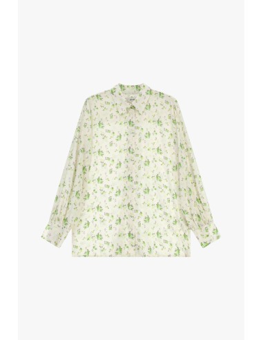 Chemise à imprimé floral, col classique, manches longues Dixie