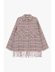 Chemise à franges et poches avant imprimées Dixie 2