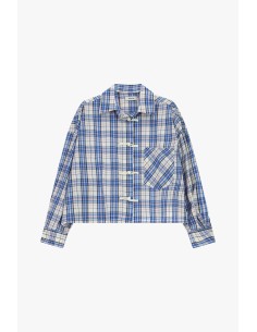 Chemise à carreaux avec poche plaquée et fermeture Alamaro Dixie