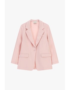 Dixie blazer met enkele rij knopen, klepzakken en klassieke revers