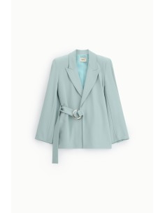 Blazer avec ceinture à anneau et revers classiques Dixie 2
