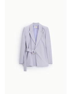 Blazer met ceintuur met ringgesp en klassieke revers Dixie