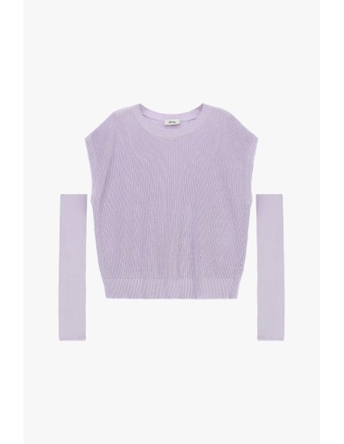 Top en maille avec manches amovibles Dixie