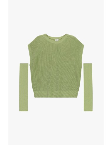 Top en maille avec manches amovibles Dixie