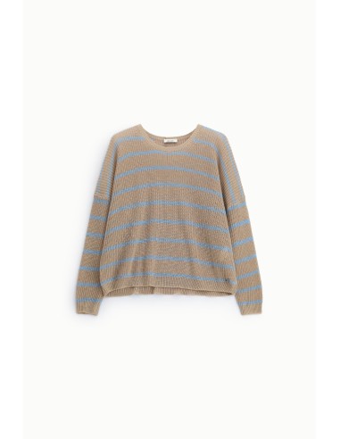 Dixie Long-Sleeve Striped Sweater