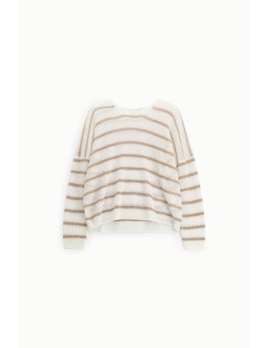 Dixie Long-Sleeve Striped Sweater