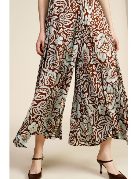 Pantalon large Dixie Floral Fantasy Palace