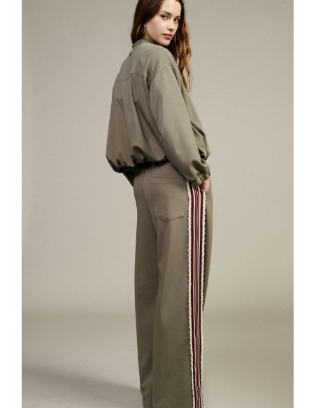 Pantalon Palace avec bande latérale rayée Dixie