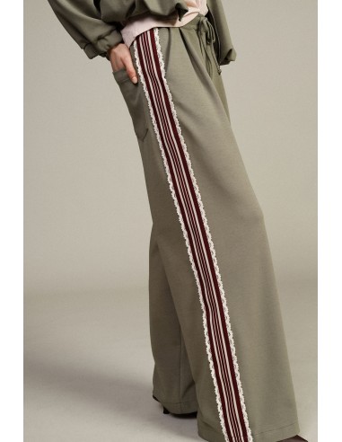 Pantalon Palace avec bande latérale rayée Dixie